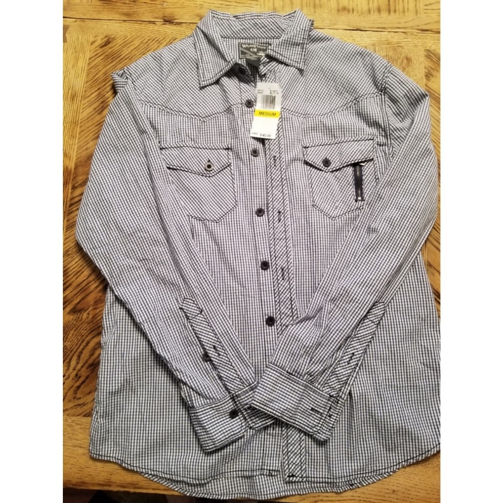 Men's Wear First Button Down Sz M NWT